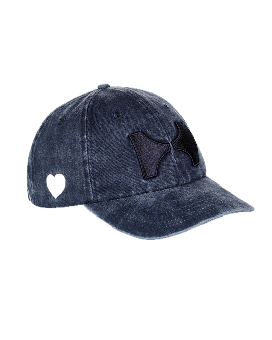 BASEBALL HAT DENIM UNSTRUCTURED- BLUE WASHED