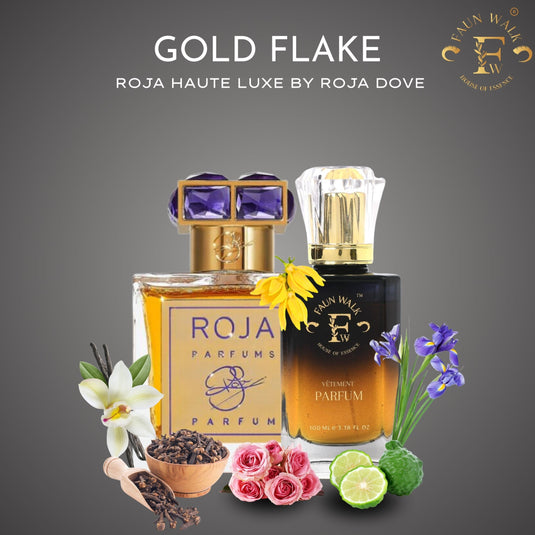 GOLD FLAKE (SIMILAR TO ROJA HAUTE LUXE BY ROJA DOVE)