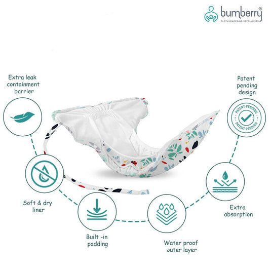 Smart nappy for New Born - Elephant