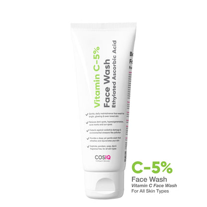 5 % Vitamin C Face Wash - 100 ml - CosIQ