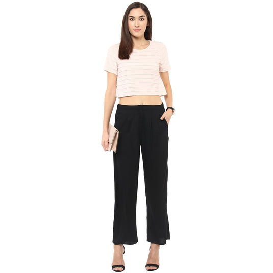 Pannkh Women's Pleated Trouser