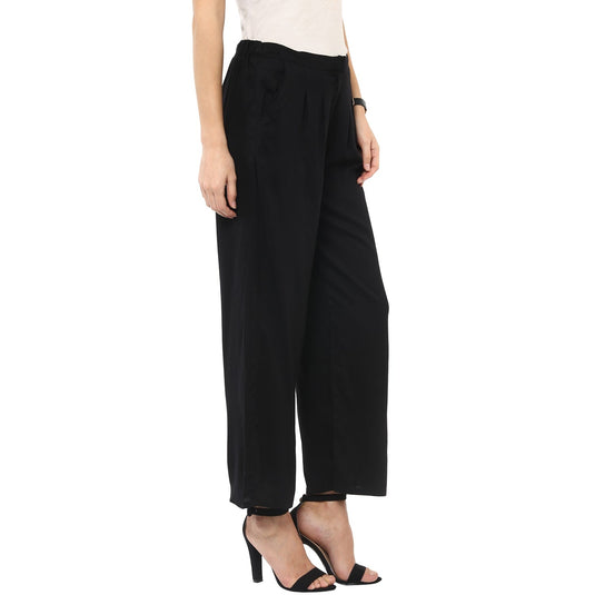 Pannkh Women's Pleated Trouser