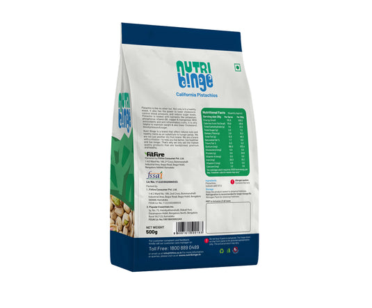 Nutri Binge Pistachios 500gm | Pista