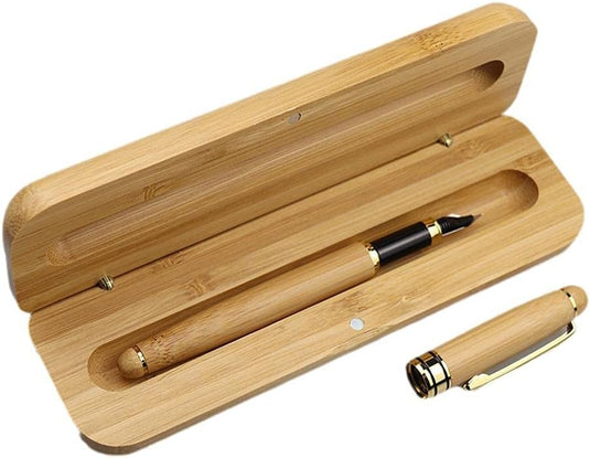 Bamboo Fountain Pen with case - Executive