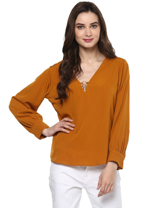 Pannkh Women's Triple Ring Top