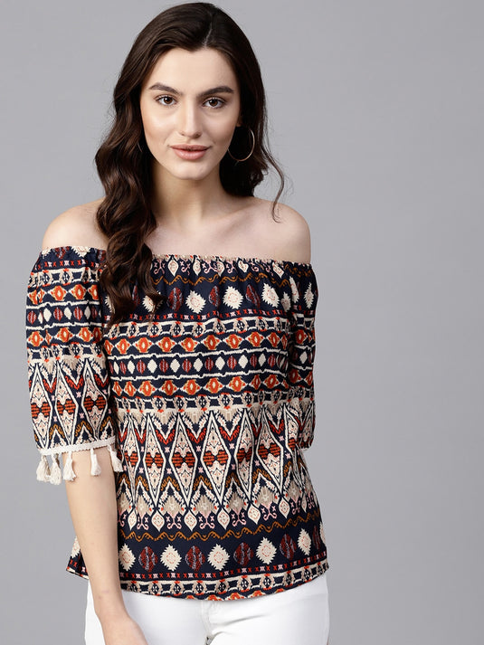 Bohemian Off Shoulder Top