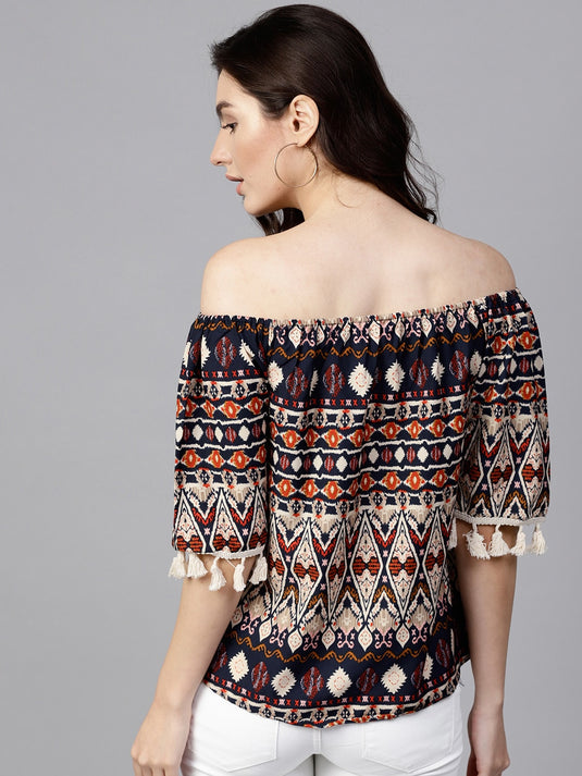 Bohemian Off Shoulder Top