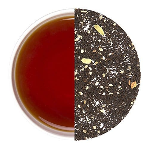 Buy 1 Get 1 Free Teafloor Kadak Masala Ginger Chai | Loose Leaf Blended Tea | Assam Tea | Masala Chai | Kadak Chai | Strong Spicy Sweet Aroma | Fights Infection | Tea Gardens of Assam | 100gm (3.5 Oz) 80 cups.