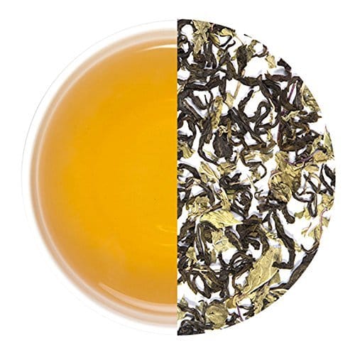 Teafloor Mint Green Tea | Loose Leaf Green Tea | Blend of Green Tea & Mint | Anti-Inflamatory | Refreshing Flavor of Mint | Flavor Blended | Loaded with Anti-oxidants | Prevents Acne | 100 grams (3.5 oz) 40 cups