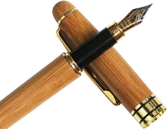 Bamboo Fountain Pen with case - Executive