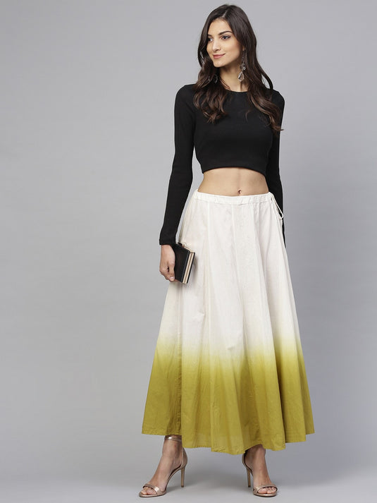 Pannkh Women's Tie-Dye Skirt