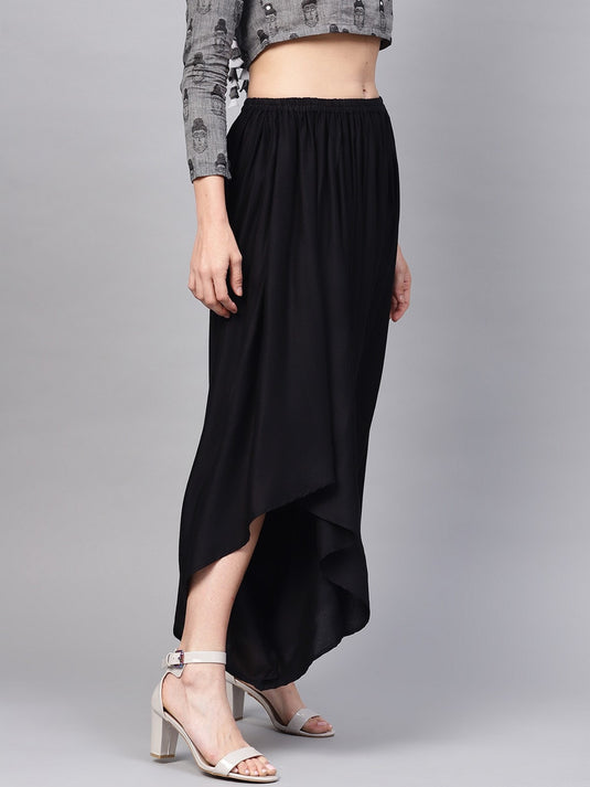 Black Dhoti Palazzo