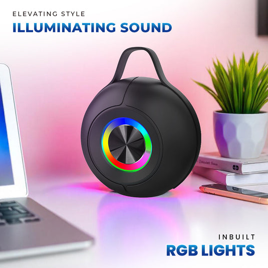 iNFiRe Dyanmite 12W Portable RGB Party Speaker Upto 8 Hrs Playtime With TWS Function