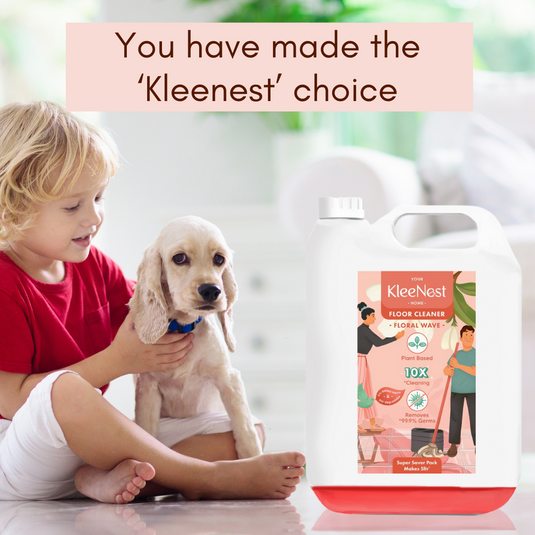Kleenest 10 Litre – Floral Wave Floor Cleaner