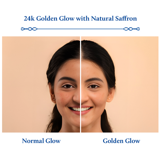 Glden Glow with Natural Saffron