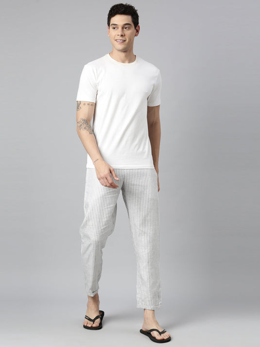 Men Whispering Grey Hemp Lounge Pant