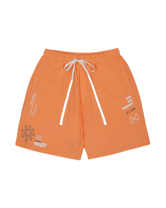 Global Society Orange Shorts