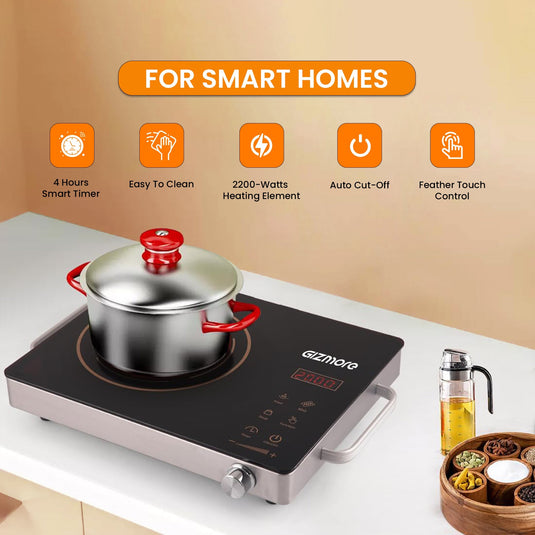 GIZMORE 2200 W Infrared Induction Cooktop