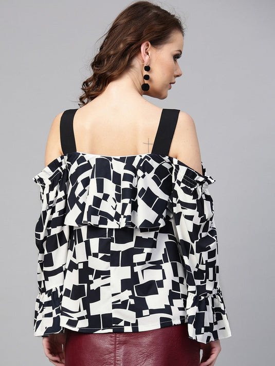 Abstract Print Top