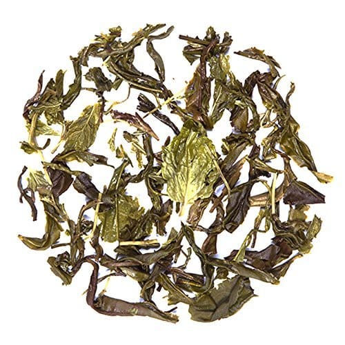 Teafloor Mint Green Tea | Loose Leaf Green Tea | Blend of Green Tea & Mint | Anti-Inflamatory | Refreshing Flavor of Mint | Flavor Blended | Loaded with Anti-oxidants | Prevents Acne | 100 grams (3.5 oz) 40 cups