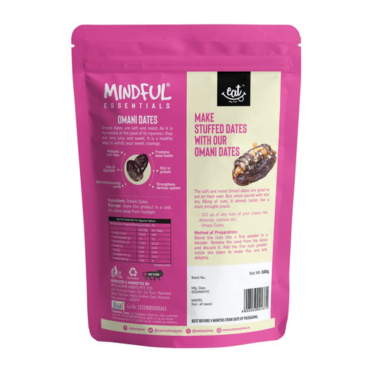 Omani Dates Online Nutrition Facts - Eat Anytime