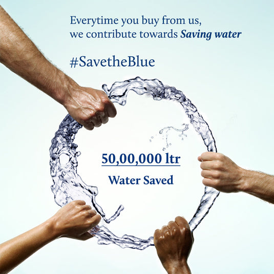 save the blue with every purchase