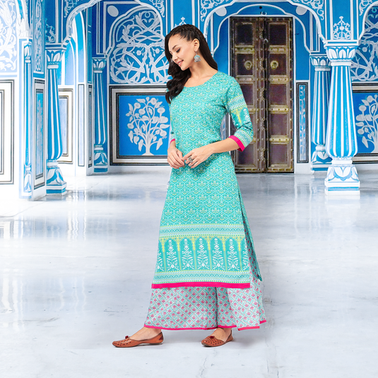 Jaipur Haat Placement Allover Kurta