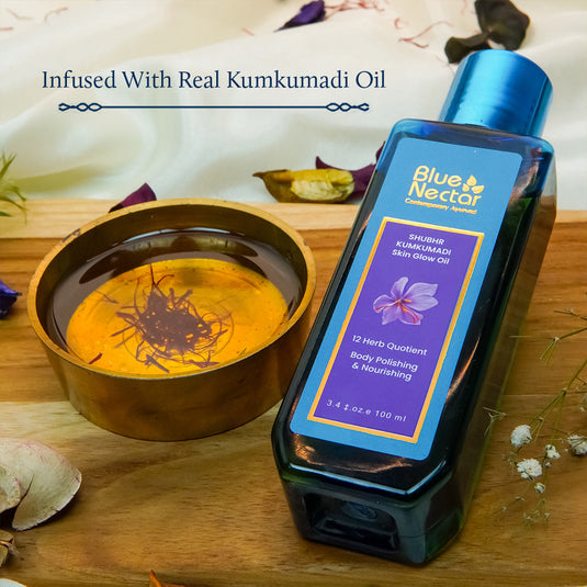 Body Polishing with Kumkumadi Oil