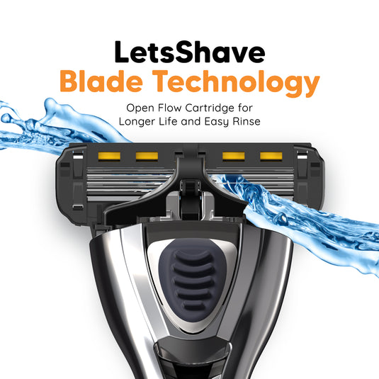 LetsShave Pro 4 Blades for Men Pack of 12