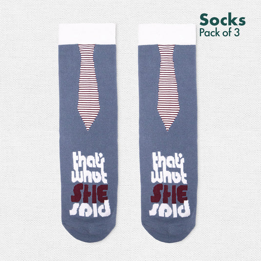 Wordle Series 2! Unisex Socks, 100% Organic Cotton, Crew Length, Pack of 3