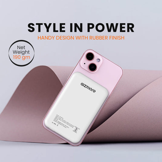 GIZMORE iMAG 10000mAh 15W Strong Magnetic Wireless Charging Power Bank