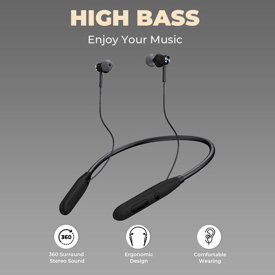 GIZMORE MN225 BEATS High Bass Bluetooth 5.0 in Ear Neckband