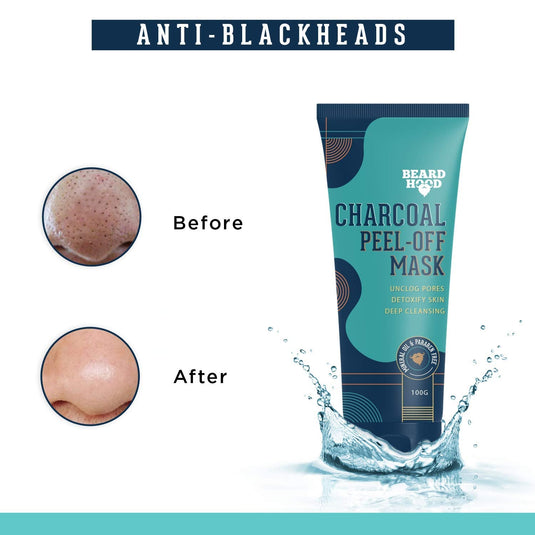 Tan Removal Scrub & Charcoal Peel Off Mask Combo