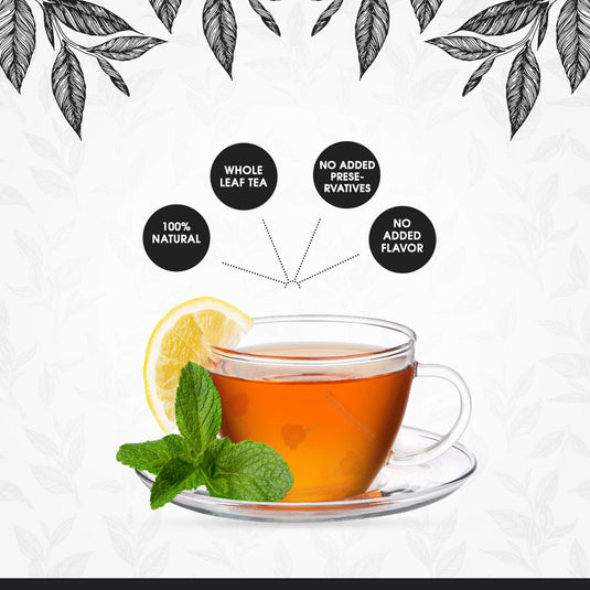 Teafloor MultiG+ Herbal Delight Caffeine Free Tea(50g , Pack of 1)|Packed with Multiple Health Benefits|Herbal Blend of Asafoetidia , Brahmi ,Javitri ,Turmeric and Aswagandha|Delicious Taste