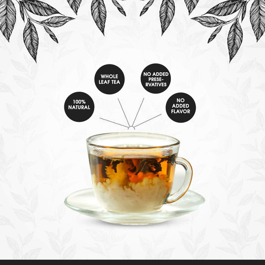 Teafloor Summer Special Herbal Assam Masala Chai (250g , Pack of 1)|Assam CTC Black Tea with Elaichi, Mint , Rose , Ajwain , Manjistha, Tulsi , Ginger, Brahmi |Delicious Flavoured Tea Blend|FSSAI Cerified