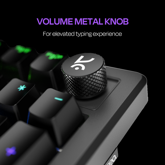 Hive Full-Size All Black Wired Gaming Keyboard Kreo