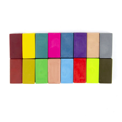 Organic Block Crayons, Standard Size, 16 Colors