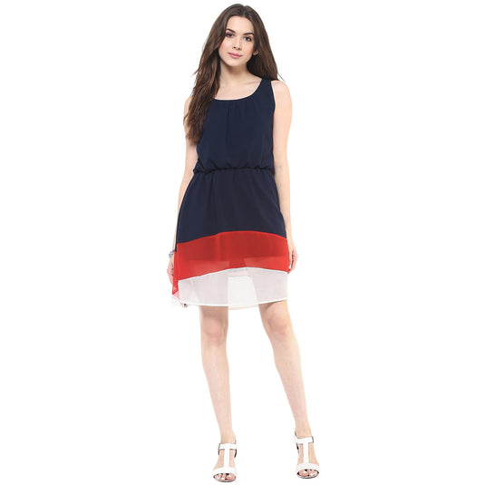 Tricolor Dress