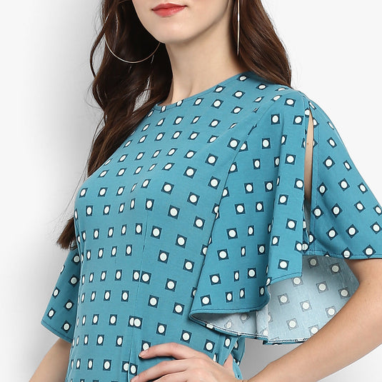 Polka Dot Fitted Dress