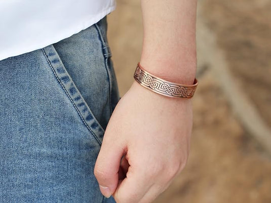 Pure Copper Magnetic Therapy Band - kada for Arthritis Relief with Powerful Magnets