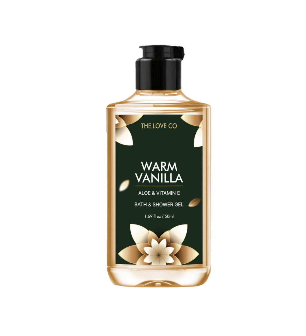 The Love Co. Warm Vanilla Body Wash - 50ml