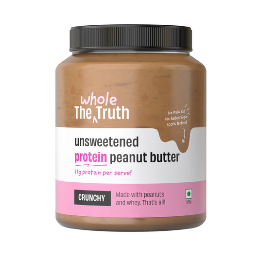 The Whole Truth - Protein Peanut Butter - 925g (11g Protein Per Serve) - Crunchy