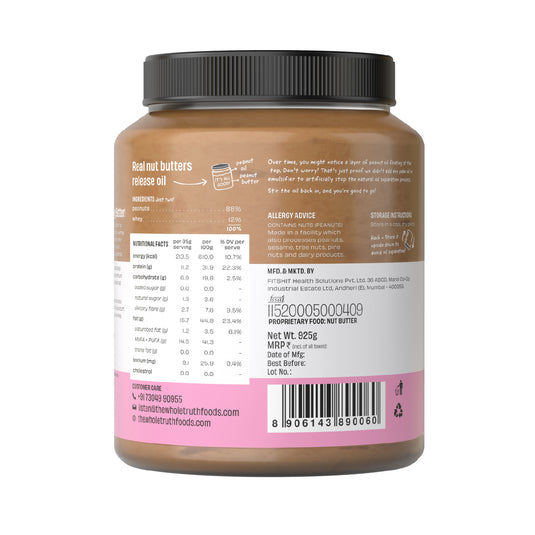 The Whole Truth - Protein Peanut Butter - 925g (11g Protein Per Serve)