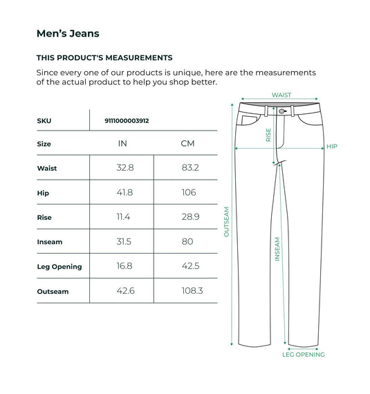 Mid Indigo Mid Rise Straight Jeans