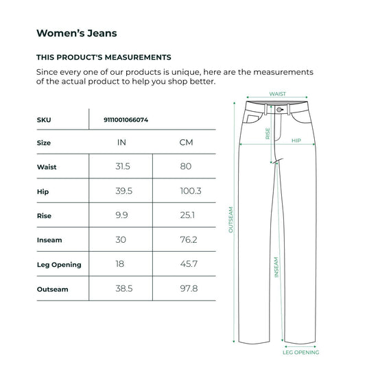 Mid Indigo Mid Rise Straight Jeans