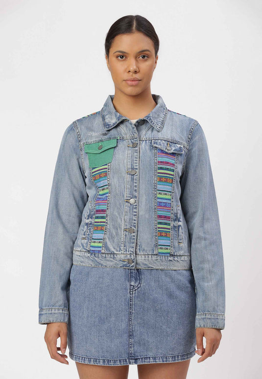 UnCrave Pledge | Light Indigo Regular Trucker Jacket | Medium