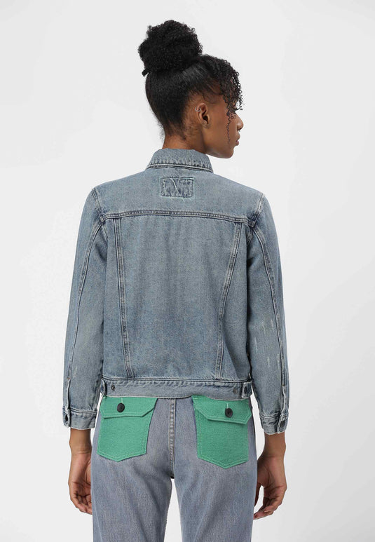 UnCrave Pledge | Light Indigo Regular Trucker Jacket | Medium