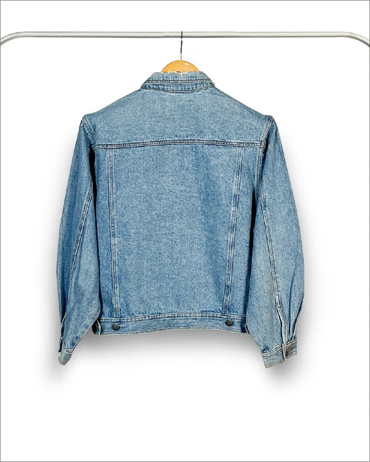 UnCrave Pledge | Mid Indigo Regular Trucker Jacket | Extra Large