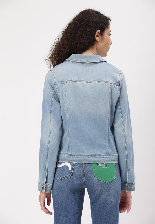 UnCrave Pledge | Light Indigo Regular Trucker Jacket | Small