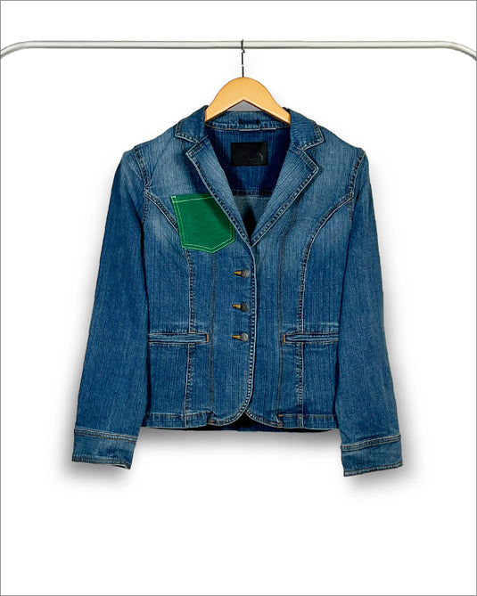 UnCrave Pledge | Mid Indigo Regular Chore Jacket | Extra Large